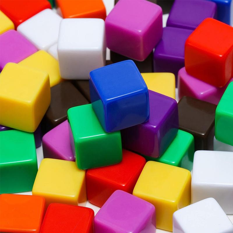 20 Stück Leere Würfel 16MM Zählwürfel Mathe-Lernmittel Lernmaterialien für Kinder Lernspielzeug Juegos Didácticos Para Niños
