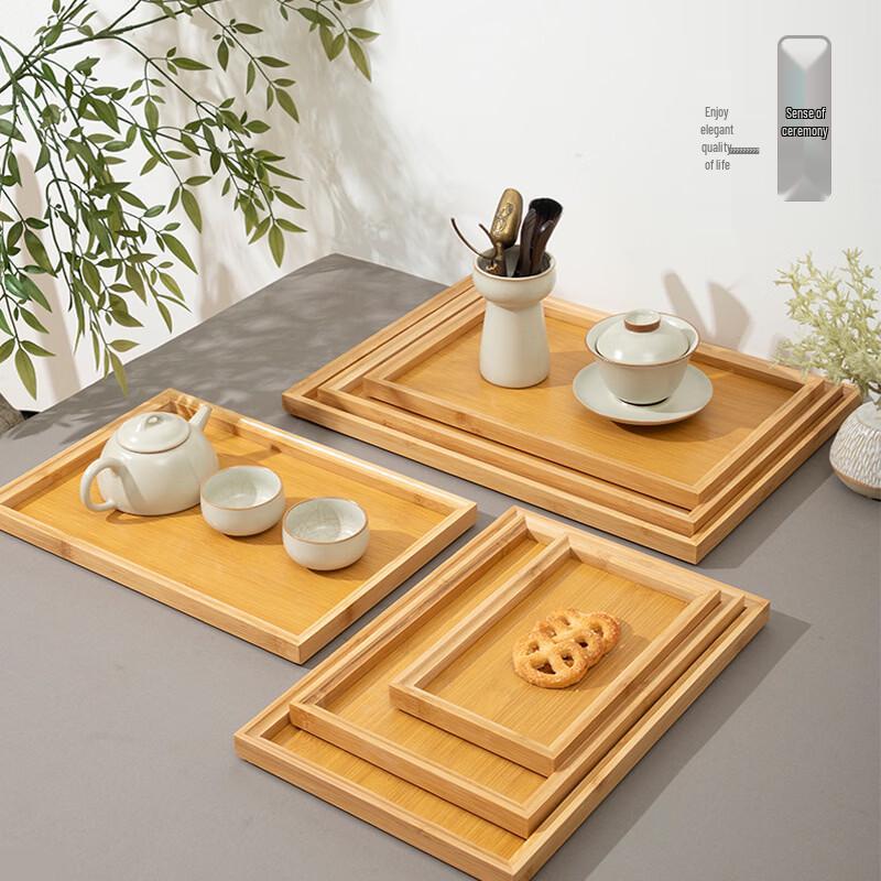 Diren Bamboo Wood Serving Trays