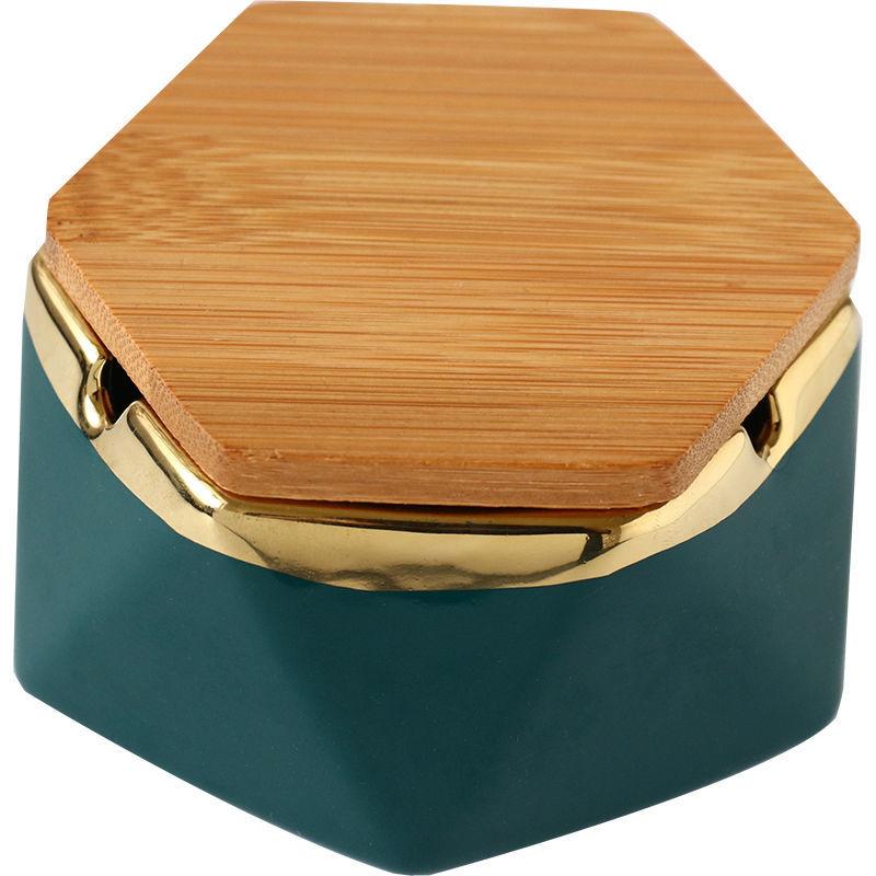 European Ceramic Ashtray Accessories Home Living Room Coffee Table Furnishing Ornaments Hotel Club KTV Desk Decoration Items
