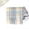 1116 New Korean plaid scarf women's winter senior sense versatile warm scarf student couple shawl dual-purpose