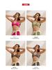 Spaghetti Strap Sports Bra with Shockproof Pads & Criss-Cross Back – Thin, Concealed Support for Yoga