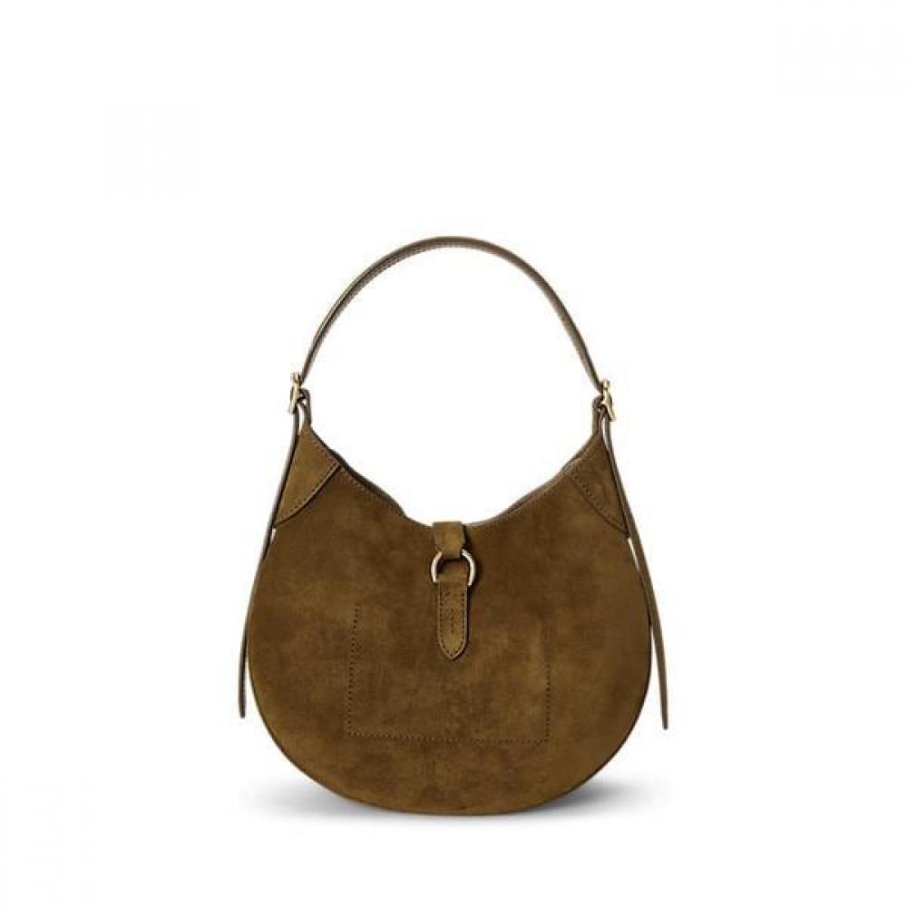 Polo Ralph Lauren Women S Small Suede Shoulder Bag wapoBag02v20198310