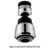 360 Degree Water Bubbler Swivel Head, Saving Tap Faucet Aerator Adapter Device