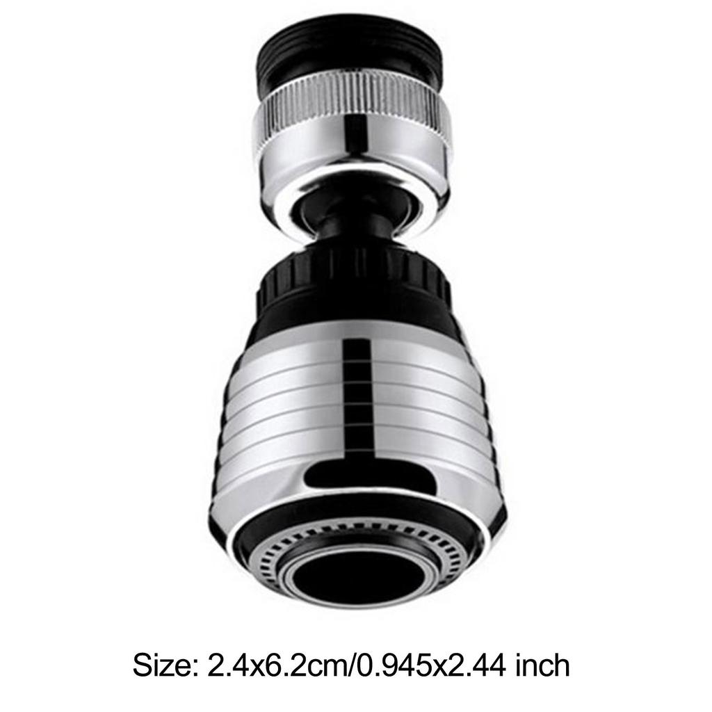 360 Degree Water Bubbler Swivel Head, Saving Tap Faucet Aerator Adapter Device