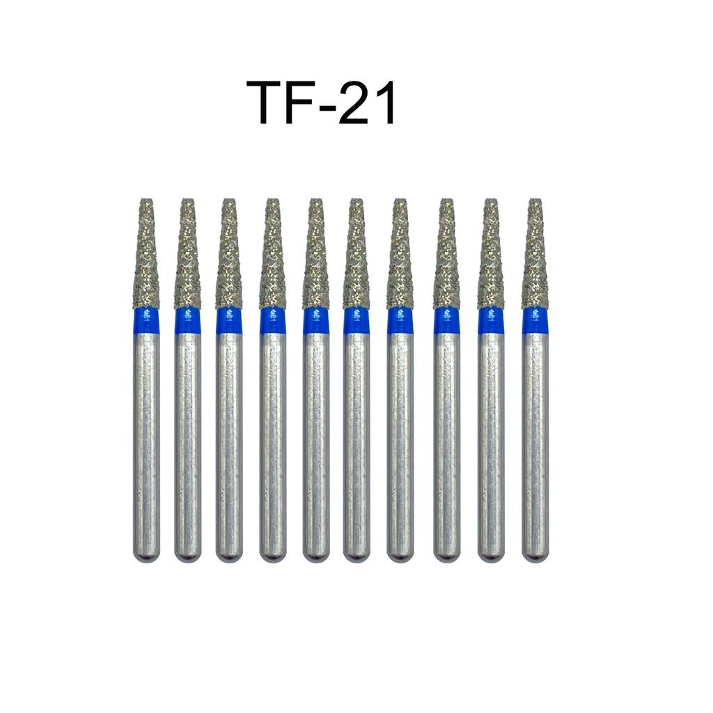 Nun Ck 10 Stück/Packung Dental Diamantbohrer für Hochgeschwindigkeits-Handstück Zahnarztbohrer FG-Serie Durchmesser 1,6 mm