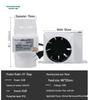 Compact Solder Fume Extractor and Laser Engraving Dust Removal Fan