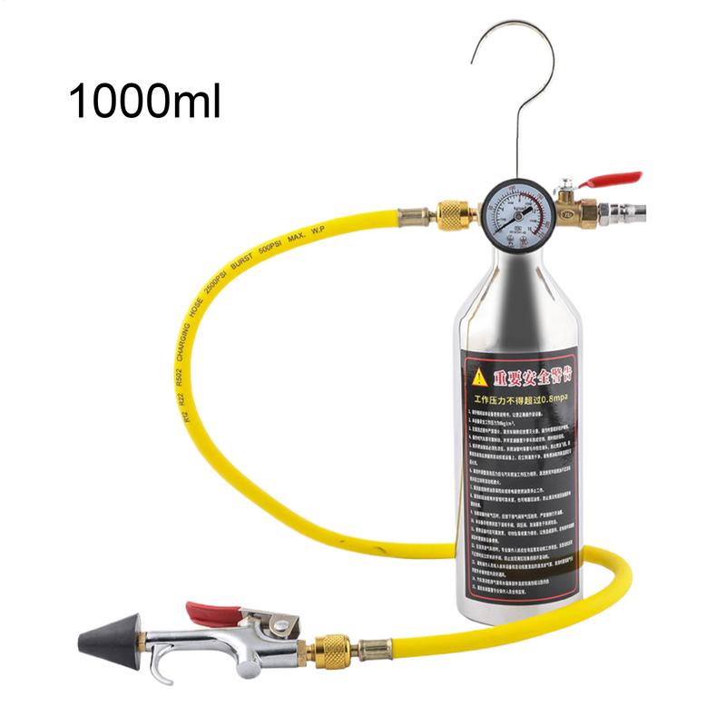 Air Conditioner System Flush Kit Car Air Conditioner System Flushing Set High Performance Automotive AC Pipe Cleaner Tool With