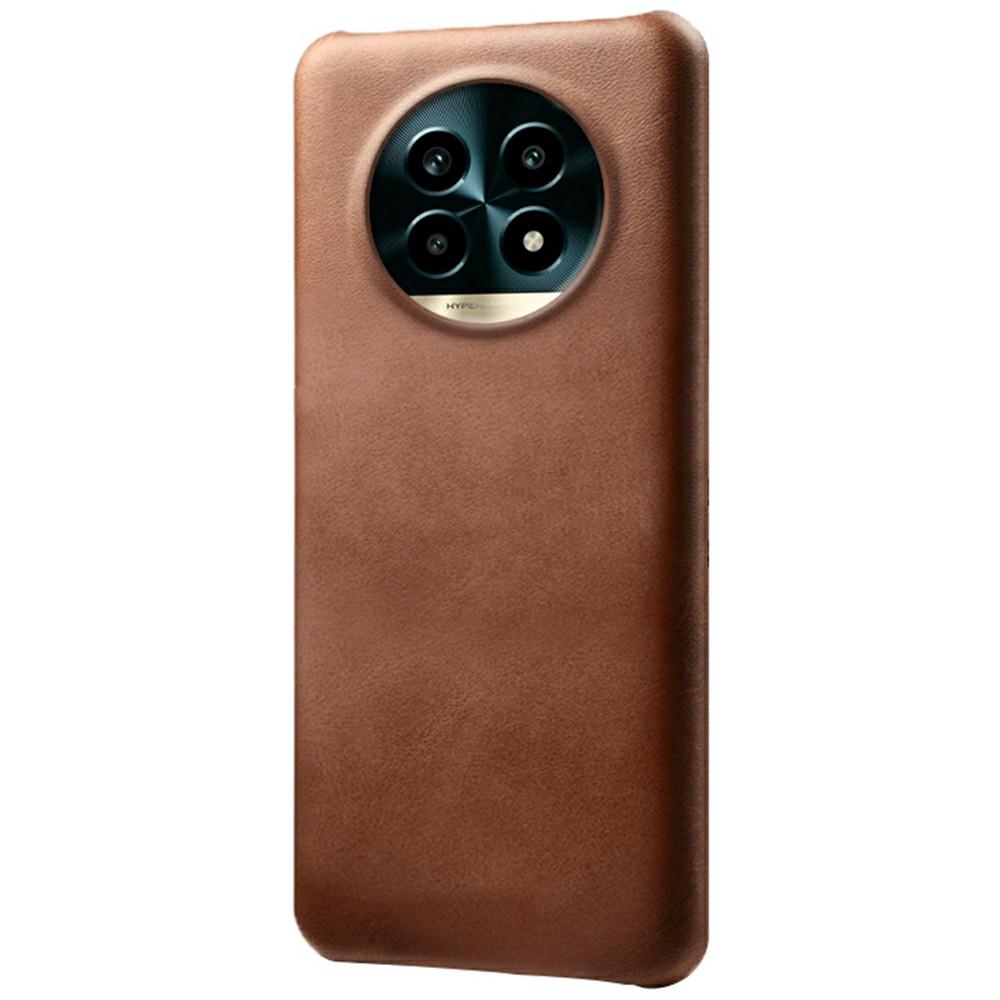 For Realme 13 Pro 5G (Global)/13 Pro+ 5G (Global) Case Calf Texture PU Leather Hard PC Protective Phone Cover