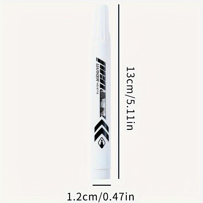 1/6 Pcs White Marker Paint Pens Waterproof Rubber Permanent Marker Pen Car Tyre Tread Environmental Tire Painting Dot Markers