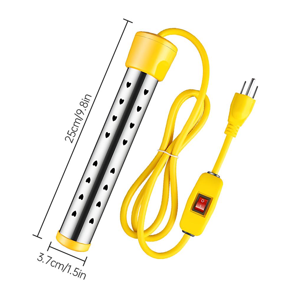 Încălzitor de apă electric instantaneu fără rezervor 1500W cu oprire automată, protecție anti-opărire, carcasă protectoare din oțel inoxidabil