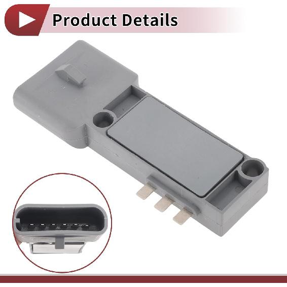 No.1629456/E43ZP12Z297A Ignition Module Ignition Control Module for Ford F-150 1984-1995 ABS Metal Gray