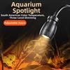 Adjustable Zoom Mini Clip-on Aquarium Lamp Adjustable Focus Spotlight  Aquarium Accessories