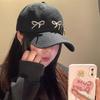 InsStyle Sweet Baseball Hat Peaked Hat Lovely Bowknot Sun Hat Summer Sport Hat