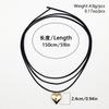 Item Jewelry Adjustable Fleece Rope Choker Women'S Simple Personality Peach Heart Love Pendant Necklace