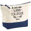 Trousse de maquillage - PLANETEE - Yuna Super Collègue - Grand format - Personnalisée - Coton imprimé France