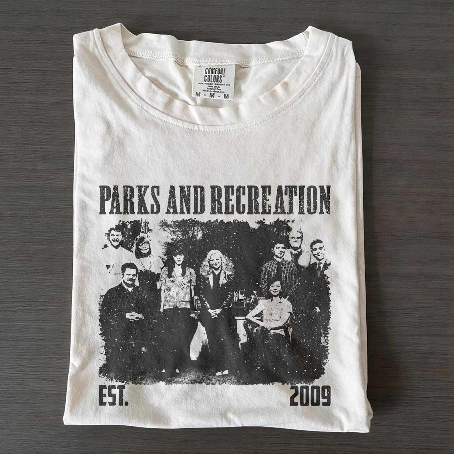 Parks and Recreation TV Show Shirt, Retro Comfort Colors Fan Tee XL