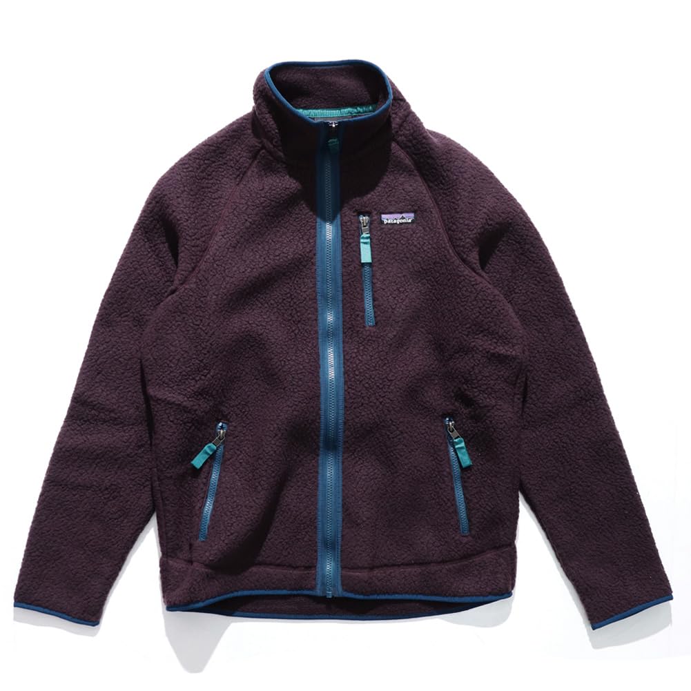 

Куртка Patagonia Retro Pile 22801 Защита от холода Слива обсидиан Мужская куртка, Флис, Верхняя одежда, (M, (ОБПЛ))