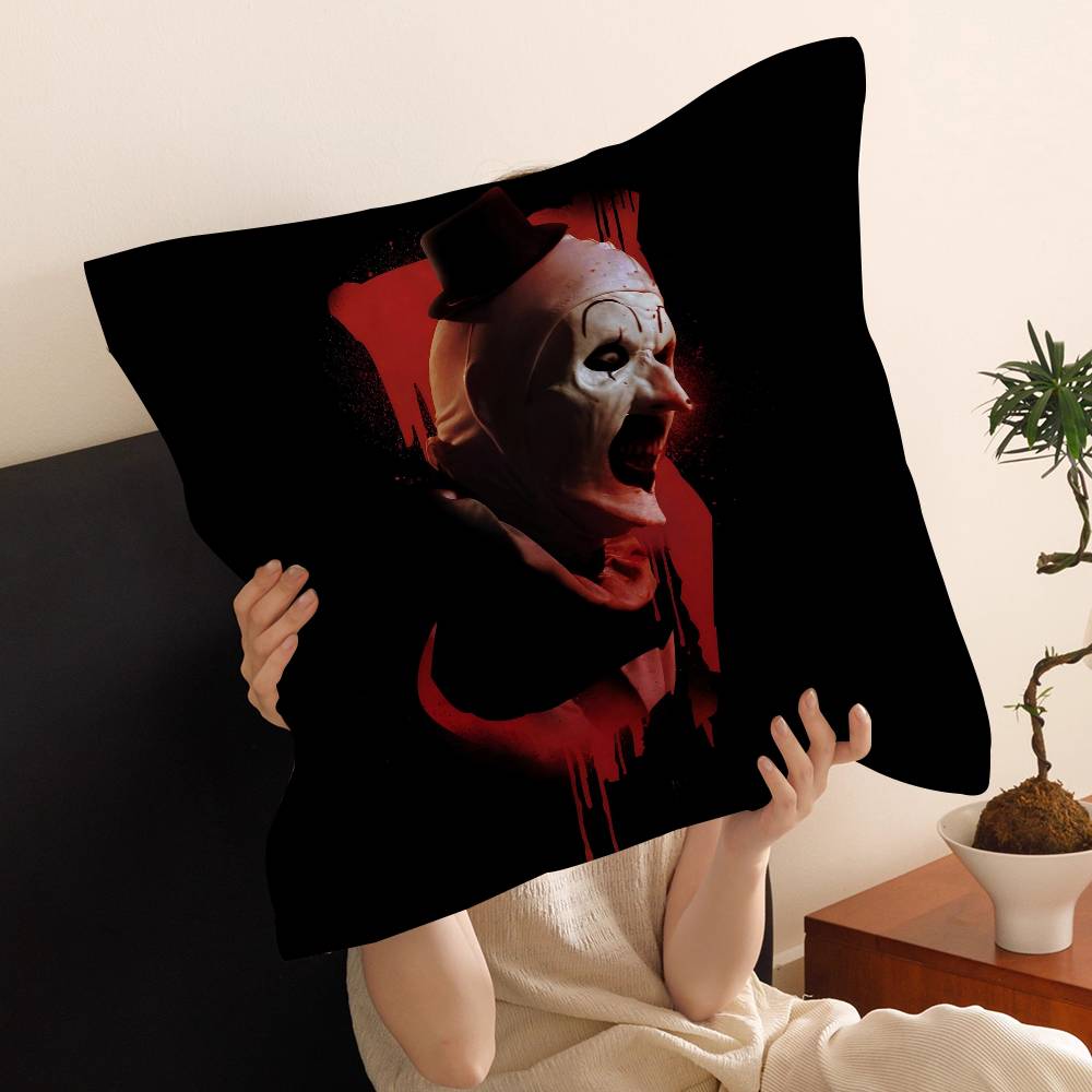 Horrorfilm T-TERRIFIER Kussenhoes Kussensloop Woonkamer Bank Huisdecoratie Op Maat