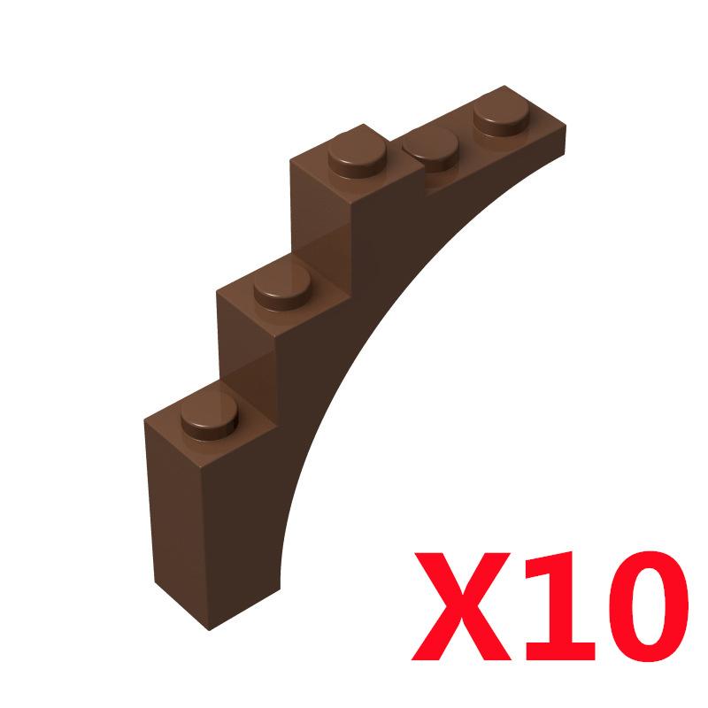 MOC DIY Accessori Parti Piastra Scena Città Blocchi da Costruzione Tronco d'Albero Recinzione Ringhiera Lampione Stradale Semaforo Base Giocattolo A037