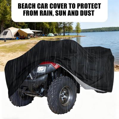 ATV Cover 210D UV Protection Dustproof Protector Waterproof Tractor Cover ATV Tractor Cover Foldable and Easy To Store Portable