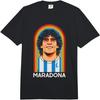 Diego Maradona Retro Eighties Rainbow La Mano De Dios Comfort Colors Adult Heavyweight T-Shirt
