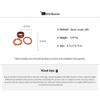 3 Pcs/Set Square Round Resin Bangle Set Resin Acrylic Geometric Wrist Jewelry  For Women