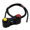 Motorcycle Switch Electric Bicycle Scooter 7/8" 22mm Handlebar Switches Headlight Fog Lamp Horn ON OFF Start 2 Button