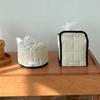 Stylish Square/Round Tissue Box Easy Access Space-saving Roll Paper Holder Home Organization Supplies