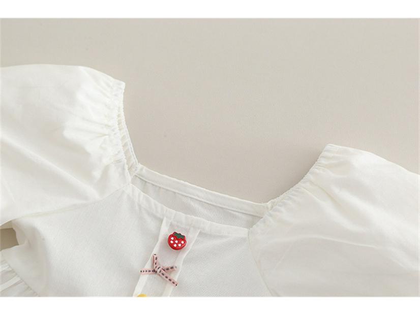 2025 New Korean Style: Puff Sleeve Floral Top & Shorts Summer Two-Piece Set for Baby Girls