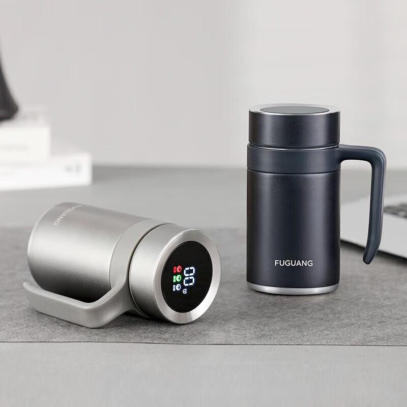 Fuguang Smart Temperature Display Tea Infuser Mug
