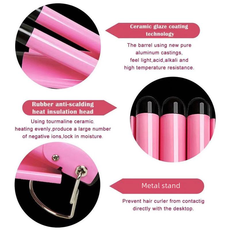 Wireless Automatic Curling Iron & Straightener Comb