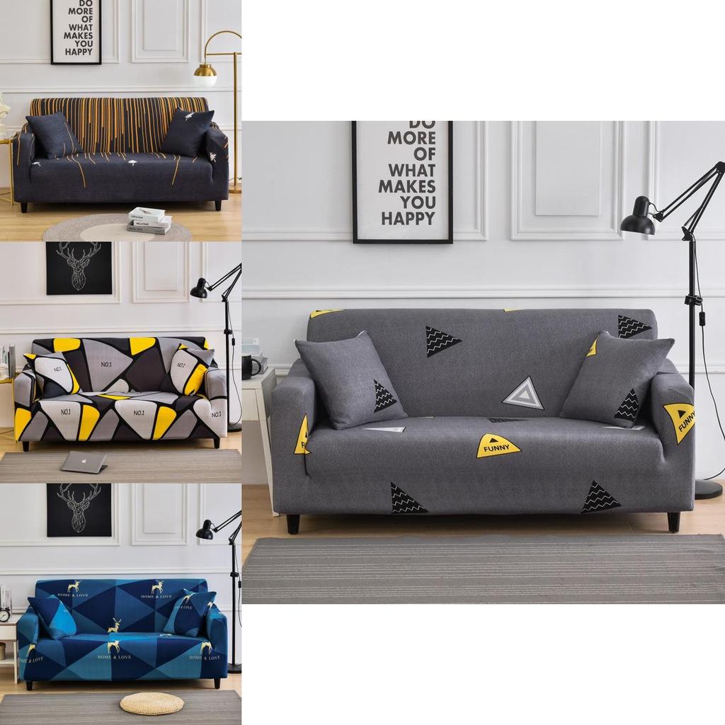 Easy To Clean And Fade Resistant Slipcover Stretch Sofa Cover For All Sizes