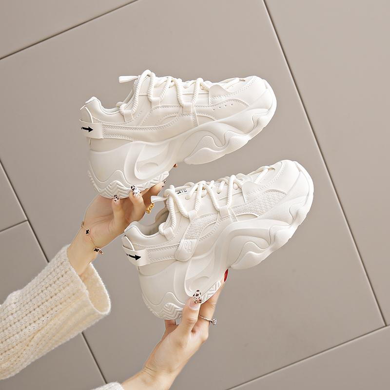 Thick Women Vulcanized Shoes High-quality Waterproof and Comfortable Sports Shoes Women Flat Shoes Casual Shoes Women Shoes