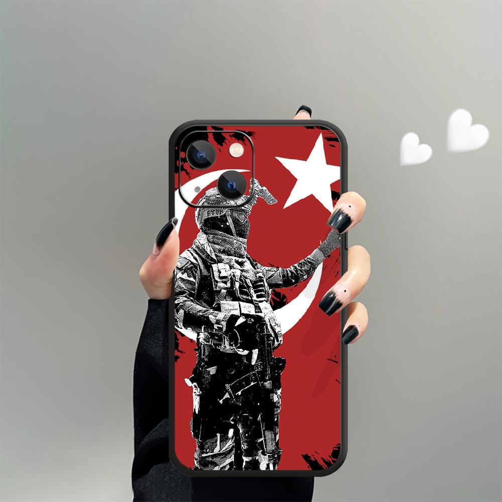 Türkei Türkische Flagge Handyhülle für iPhone Samsung Galaxy Redmi Xiaomi Oppo OnePlus Note SA 7 8 9 10 11 12 13 14 20 21 22 23 53 54 Pro Max Plus Ultra