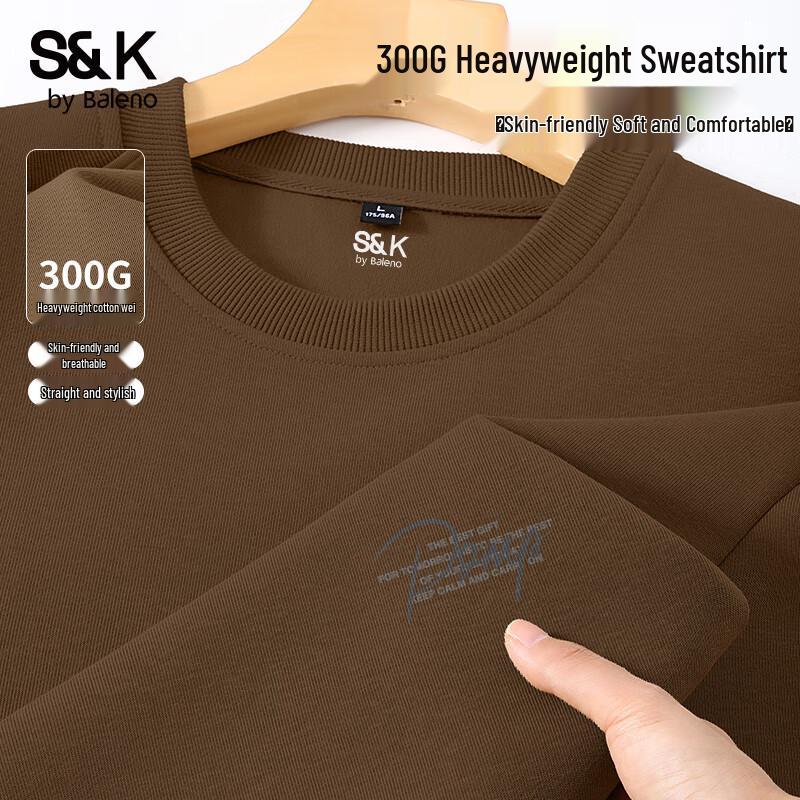 Baleno S&K Men's Heavyweight Graphic Pullover Sweatshirt