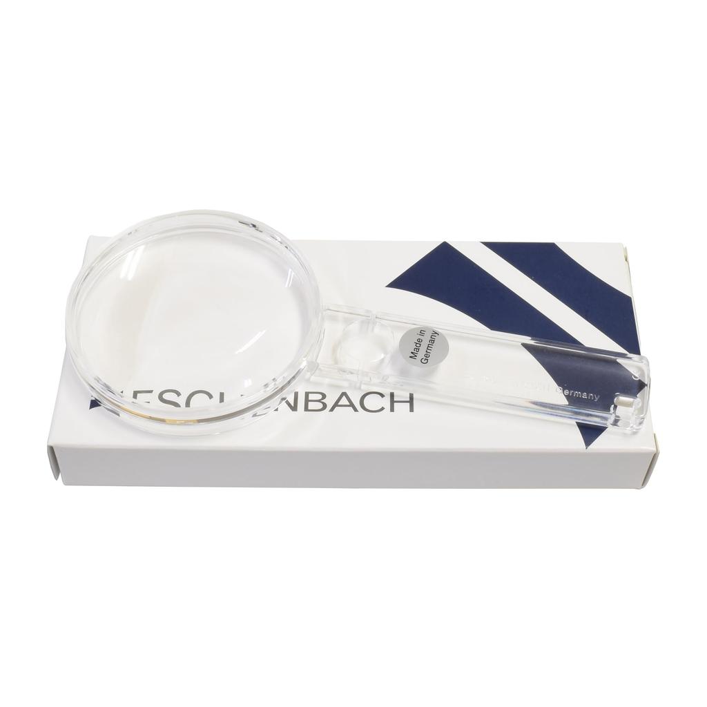 ESCHENBACH Handheld Magnifying Glass, Economical Crystal Magnifying Glass, 2.5x, 2612-60