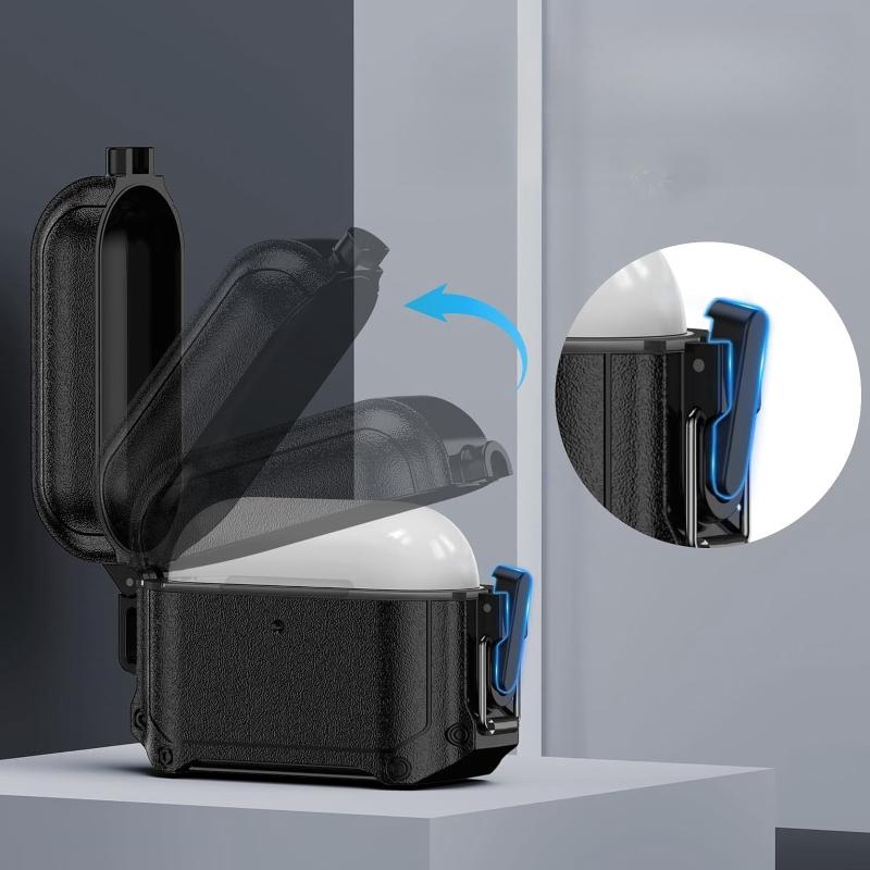 Anti-Scratch Waterproof Case For AirPods 1/2/3/4, Pro & Pro 2  – Bluetooth Switch Protective Cover For Apple Earbuds
