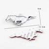 Car Sticker 15.5x6 CM Emblem Sticker for Ford Focus Mondeo Shelby GT350 Zinc Alloy Car Front Hood Grille Body Badge Horse Decals