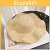 Womens Summer Straw Hat With Wide Brim And Breathable Material For Sun Protection