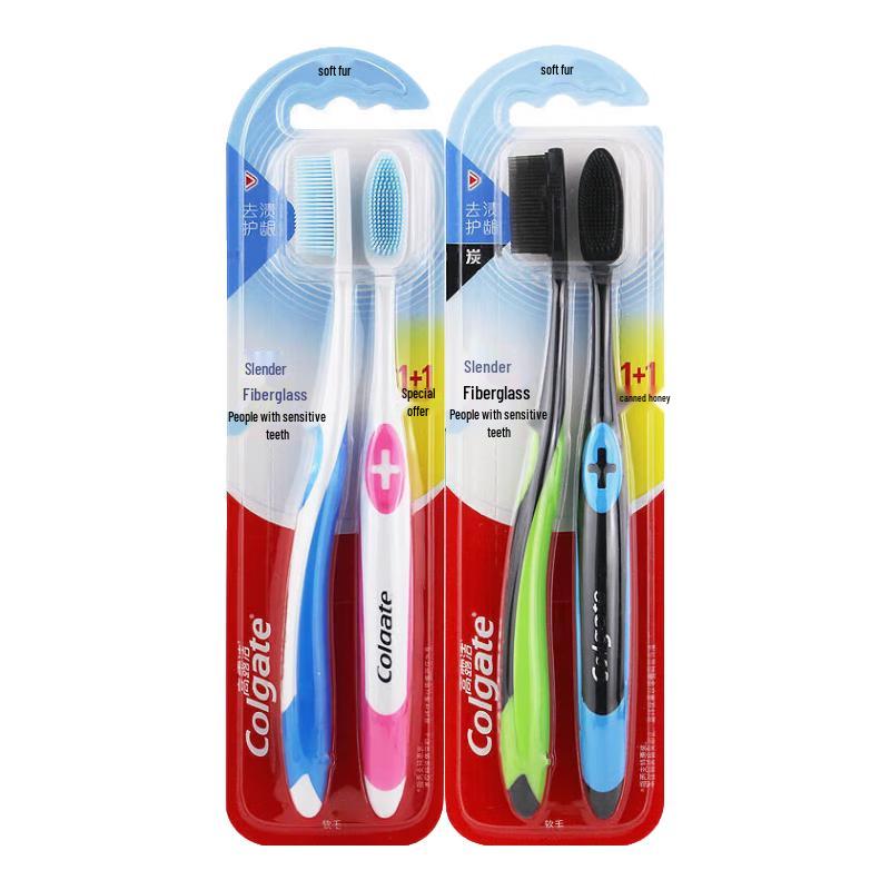 

Colgate Зубная щетка SlimSoft Advanced с мягкой щетиной, 4 шт.