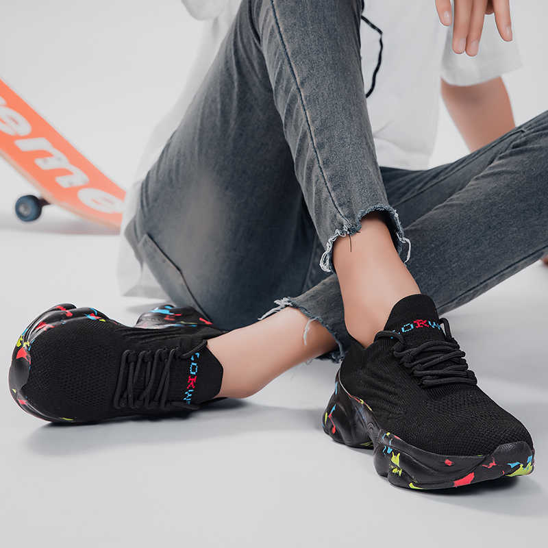 Ventilation Size Sneachers Donna Woven Luxury Brand Design Sneakers Women's Sports Shoes Sneakers Sport Products Runing