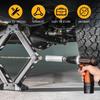 CALIDAKA 8inch Scissor Jack Slotted Drill Adapter T-Slot Drill Attachment with 2 Adapter Bits,Compatible with RV Manual Scissor Jacks C-Jack