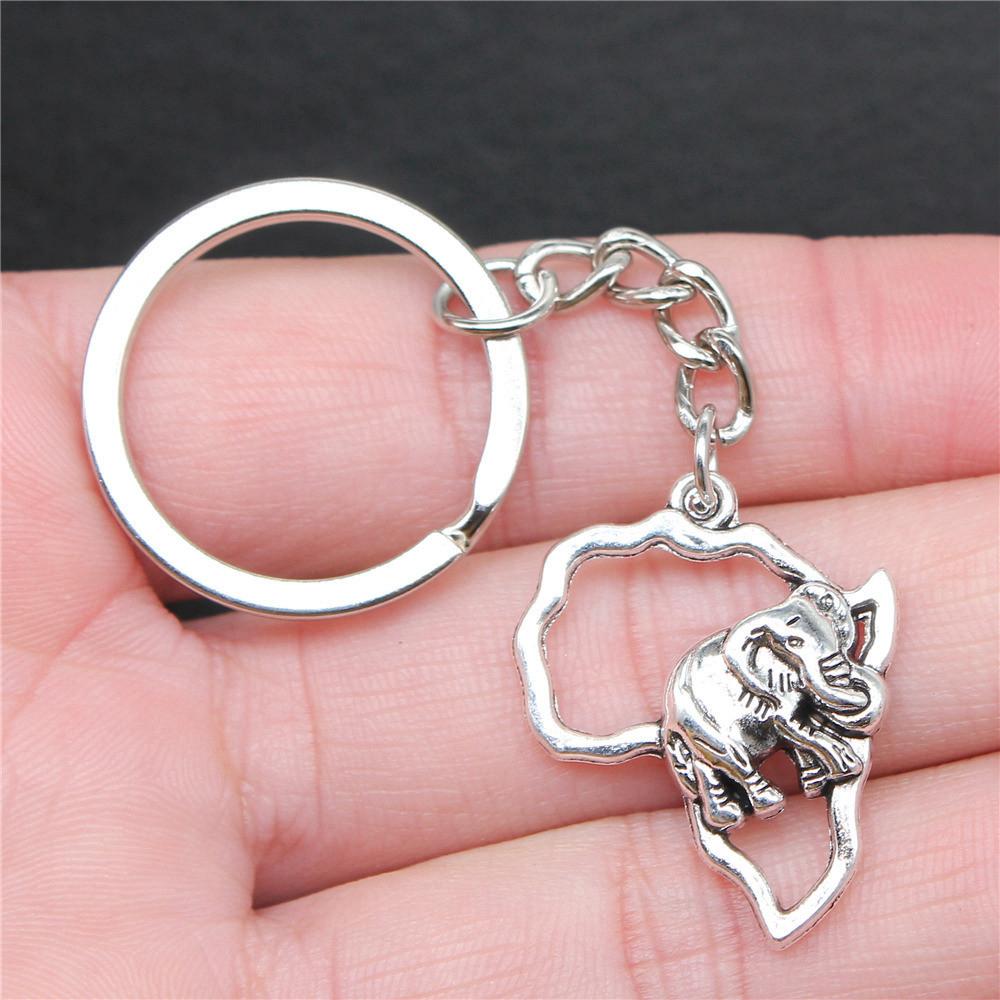 Big Elephant Animal Keychain for Women Best Seller Sweet Christmas Gift Streetwear Car Key Ring