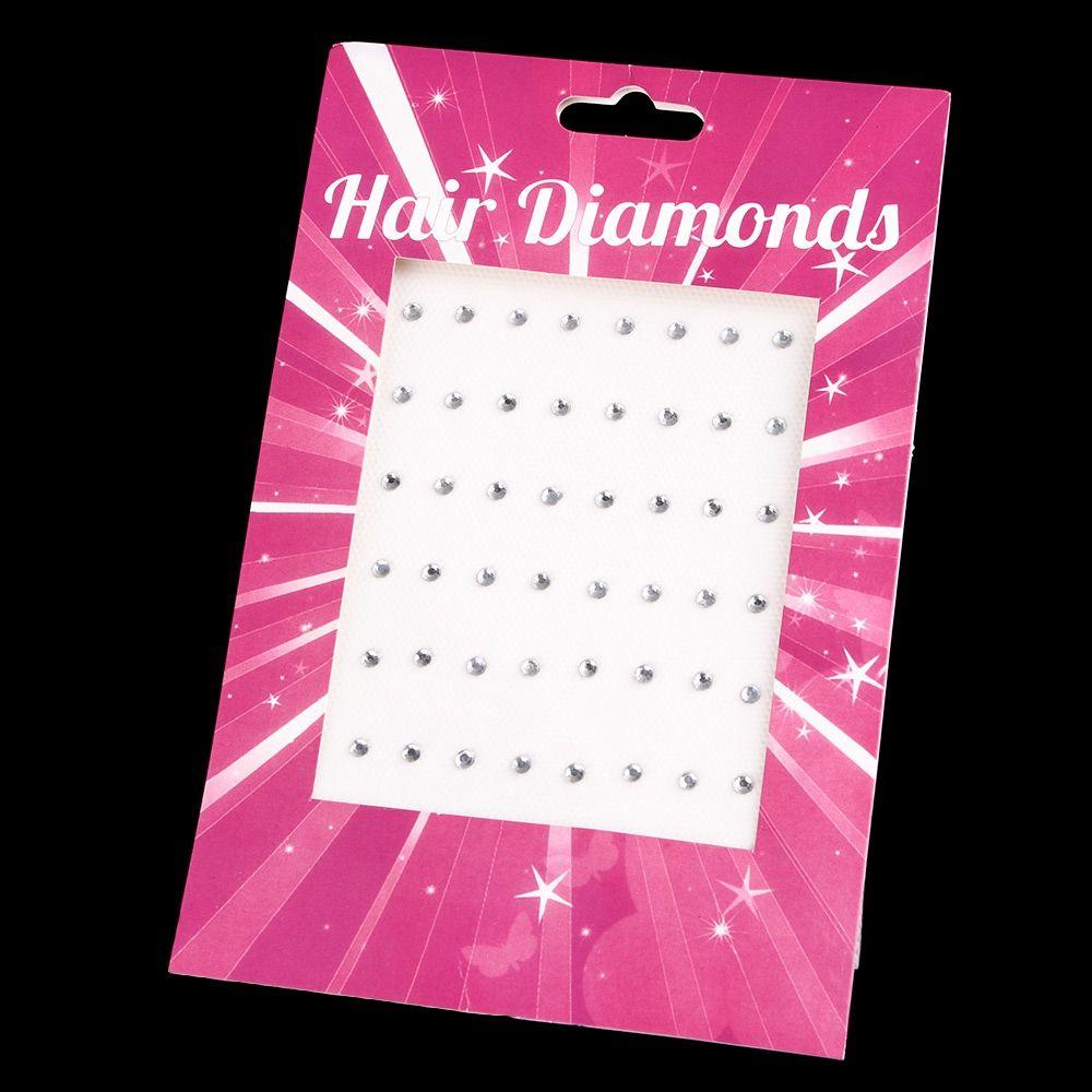 

2 Bags Hairdressing Hair Styling Supplies Hot Drilling Crystal Hairdo Hair Dress Accessories белый