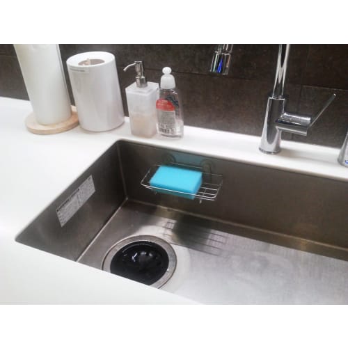 Nihonkeika Chemical High-Home Clean Sponge, Drains Water Quickly and Hygiene, Blue, 7.5 x 11.5 x 3.5 cm