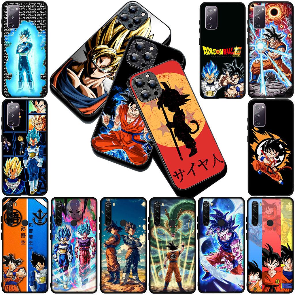 Cover for Samsung Galaxy S25 S24 S23 FE Ultra Plus S7 Edge S25+ S23+ A56 5G Case Dragons Gokus Balls DragonBalls Vegeta Super