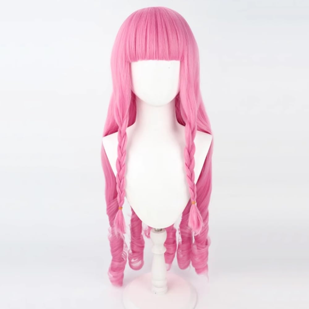 Cosplay Wig, Anime, Heat-Resistant, Costume Accessory, Parties, Events, School Festivals, Halloween, Includes Wig Net (Perona - B)