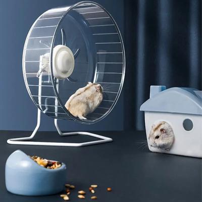 Hedgehog Rotating Car Mute Hamster Mute Wheel Wheel Big Eliminates Insufficient Exercise Rotating Car Small Animal Cage 24cm
