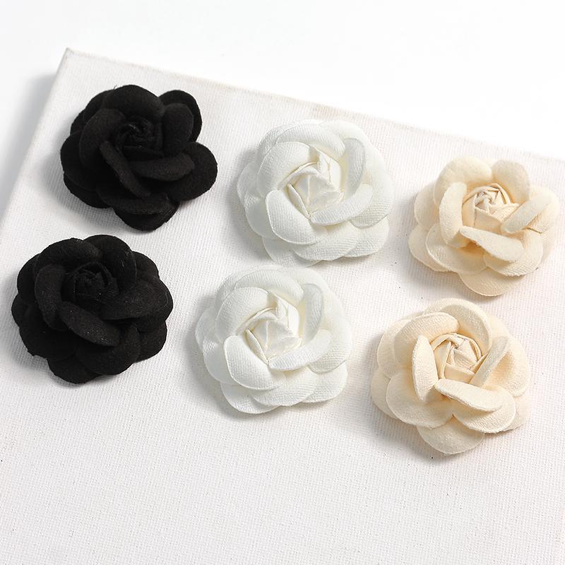 2/5Pcs Rose Artificial Flowers 5CM Fake Flowers for Home Decor Wedding Decoration DIY Craft Gifts Wreath Scrapbook Accessories