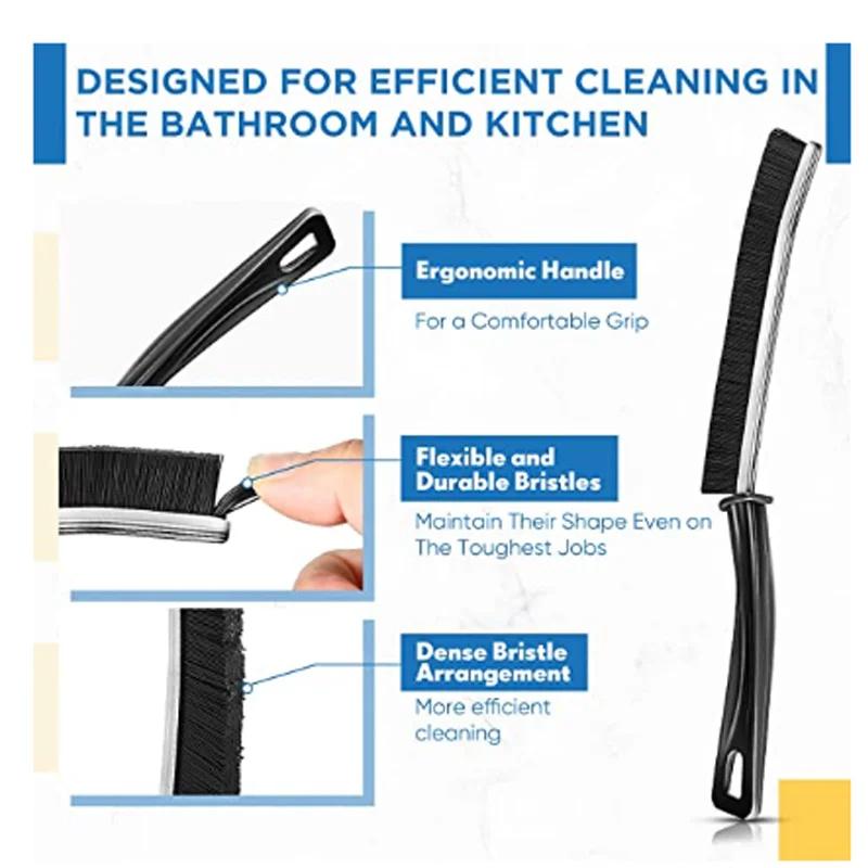 Car Long Gap Cleaning Brush Household Tile Narrow Joints Scrubber Stiff Bristles Crevices Cleaner Brushes Durable Auto Detailing